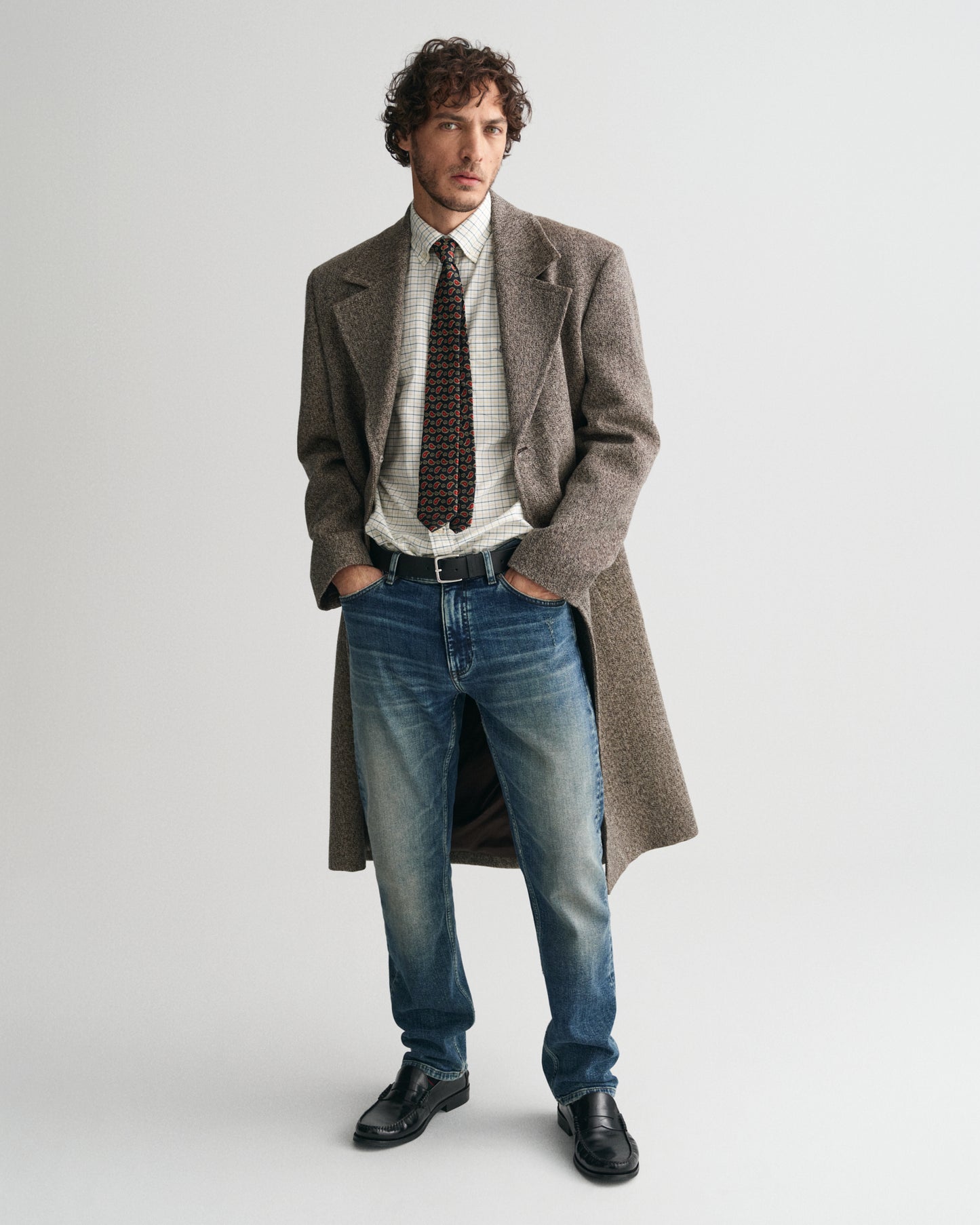 BURNT WHEAT, REG CLASSIC OXFORD CHECK SHIRT BY GANT AU.