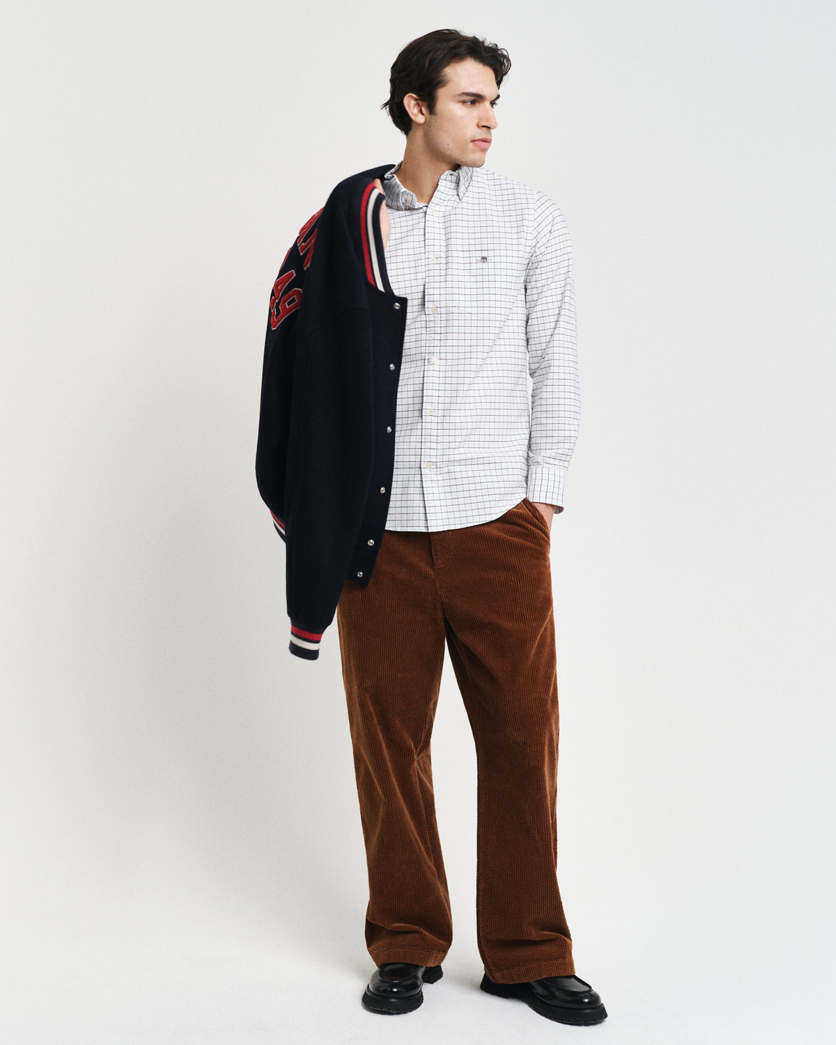 LIGHT BLUE, REG CLASSIC OXFORD CHECK SHIRT BY GANT AU.