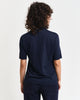 EVENING BLUE, REG SEAMLESS SS POLO, BACK-VIEW BY GANT AU.