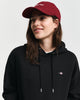 BLACK, SHIELD HOODIE, CLOSE-UP BY GANT AU.
