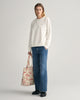 EGGSHELL, SHIELD C-NECK SWEAT BY GANT AU.