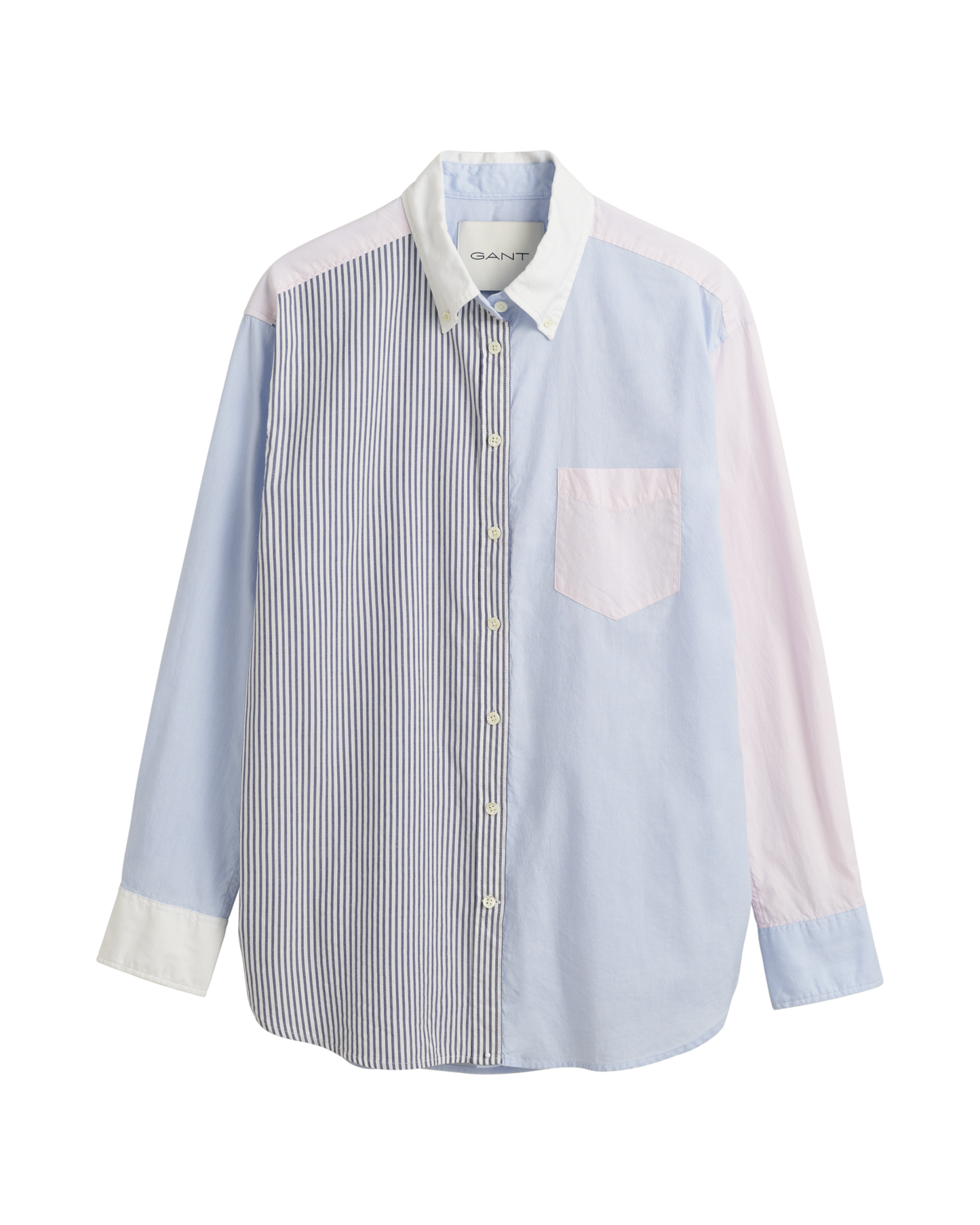 Relaxed Fit Patchwork Shirt