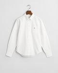 WHITE, REG CLASSIC OXFORD SHIRT, FLAT-LAY BY GANT AU.