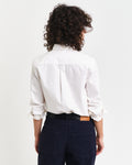 WHITE, REG CLASSIC OXFORD SHIRT, BACK-VIEW BY GANT AU.