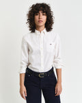 WHITE, REG CLASSIC OXFORD SHIRT, FRONT-VIEW BY GANT AU.
