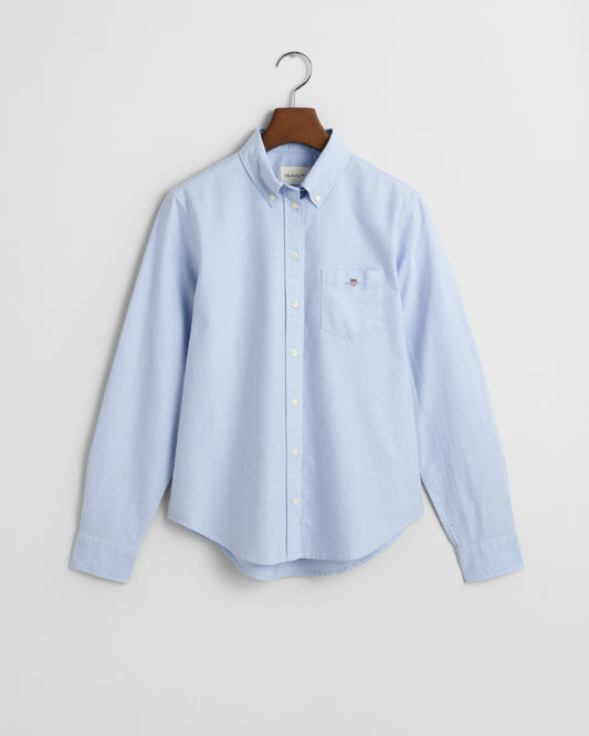 LIGHT BLUE, REG CLASSIC OXFORD SHIRT BY GANT AU.