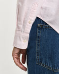 LIGHT PINK, REG CLASSIC OXFORD SHIRT, CLOSE-UP BY GANT AU.