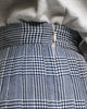 EVENING BLUE, CHECK PRINT PLEATED SKIRT, CLOSE-UP BY GANT AU.