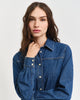 INDIGO, REG DENIM DRESS, CLOSE-UP BY GANT AU.