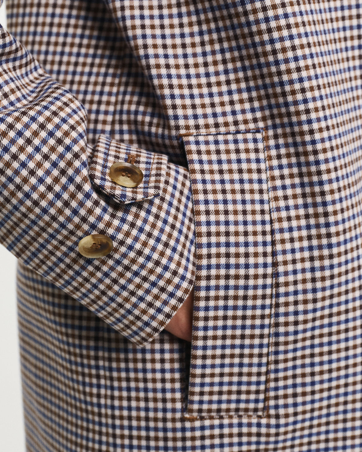 Mini Checked Car Coat