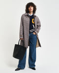 CACOA, MINI CHECKED CAR COAT BY GANT AU.