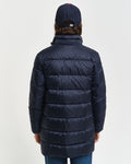 EVENING BLUE, LIGHT DOWN COAT, BACK-VIEW BY GANT AU.