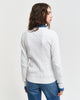 EGGSHELL, STRETCH COTTON CABLE CARDIGAN, BACK-VIEW BY GANT AU.