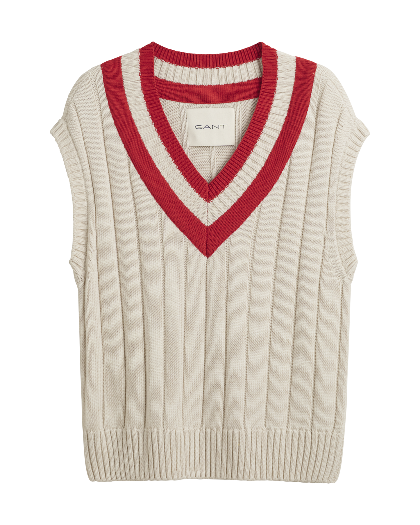 Contrast V-Neck Vest