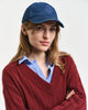 MODEL WEARING WIDE RIBBED WOOL V-NECK