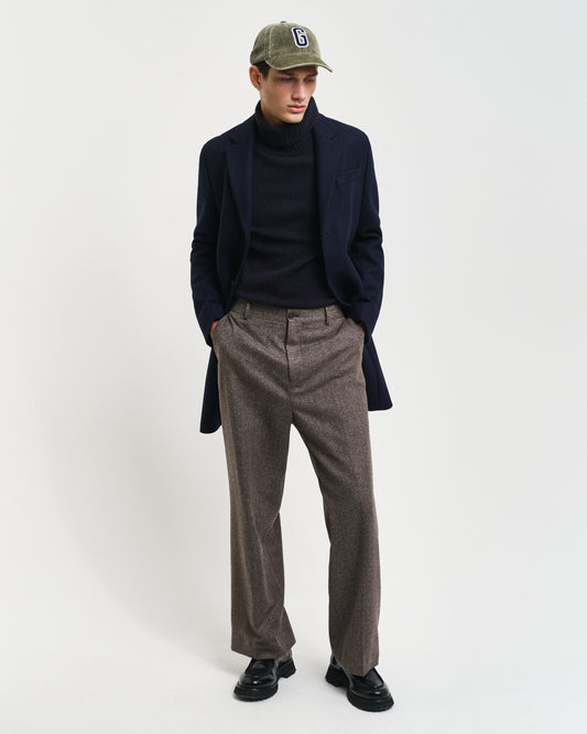 NIGHT BLUE, CLASSIC WOOL COAT BY GANT AU.