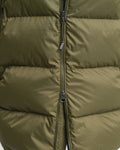 MODEL WEARING ACTIVE CLOUD MID LENGTH JACKET