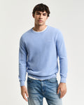 CLEAR SKY, COTTON PIQUE C-NECK, FRONT-VIEW BY GANT AU.