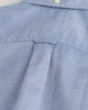 VINTAGE BLUE, SHIELD OXFORD BD SHIRT, CLOSE-UP BY GANT AU.