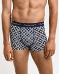 EVENING BLUE, G PATTERN TRUNK 3-PACK, FRONT-VIEW BY GANT AU.