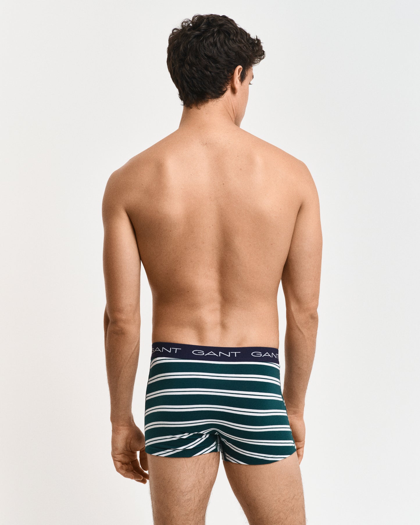 DEEP FOREST, STRIPE TRUNK 3-PACK, CLOSE-UP BY GANT AU.