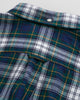 NAVY, CHECKED FLANNEL BD SHIRT, CLOSE-UP BY GANT AU.