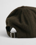 JUNIPER GREEN, SHIELD MELTON CAP, CLOSE-UP BY GANT AU.