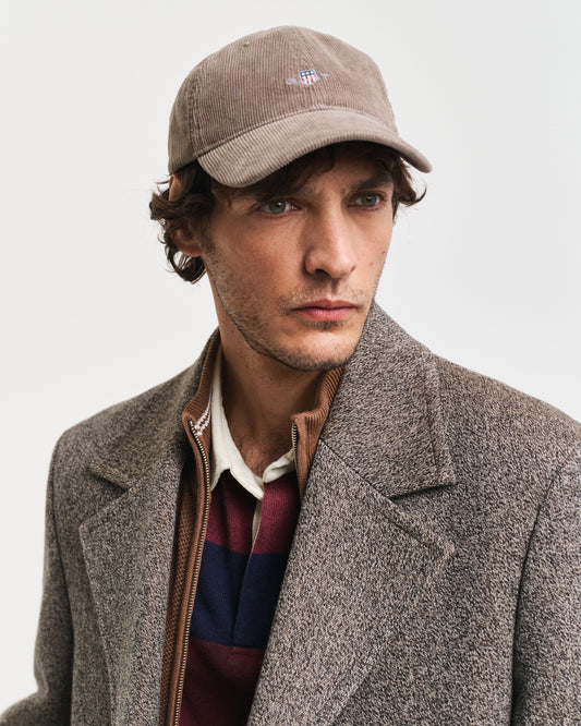 DESERT BROWN, SHIELD CORD CAP BY GANT AU.