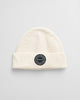 CREAM, WOOL KNITTED BEANIE, FRONT-VIEW BY GANT AU.