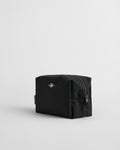 BLACK, SHIELD WASH BAG, FLAT-LAY BY GANT AU.