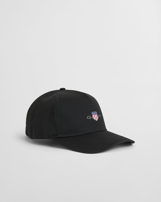BLACK, UNISEX. TWILL CAP BY GANT AU.
