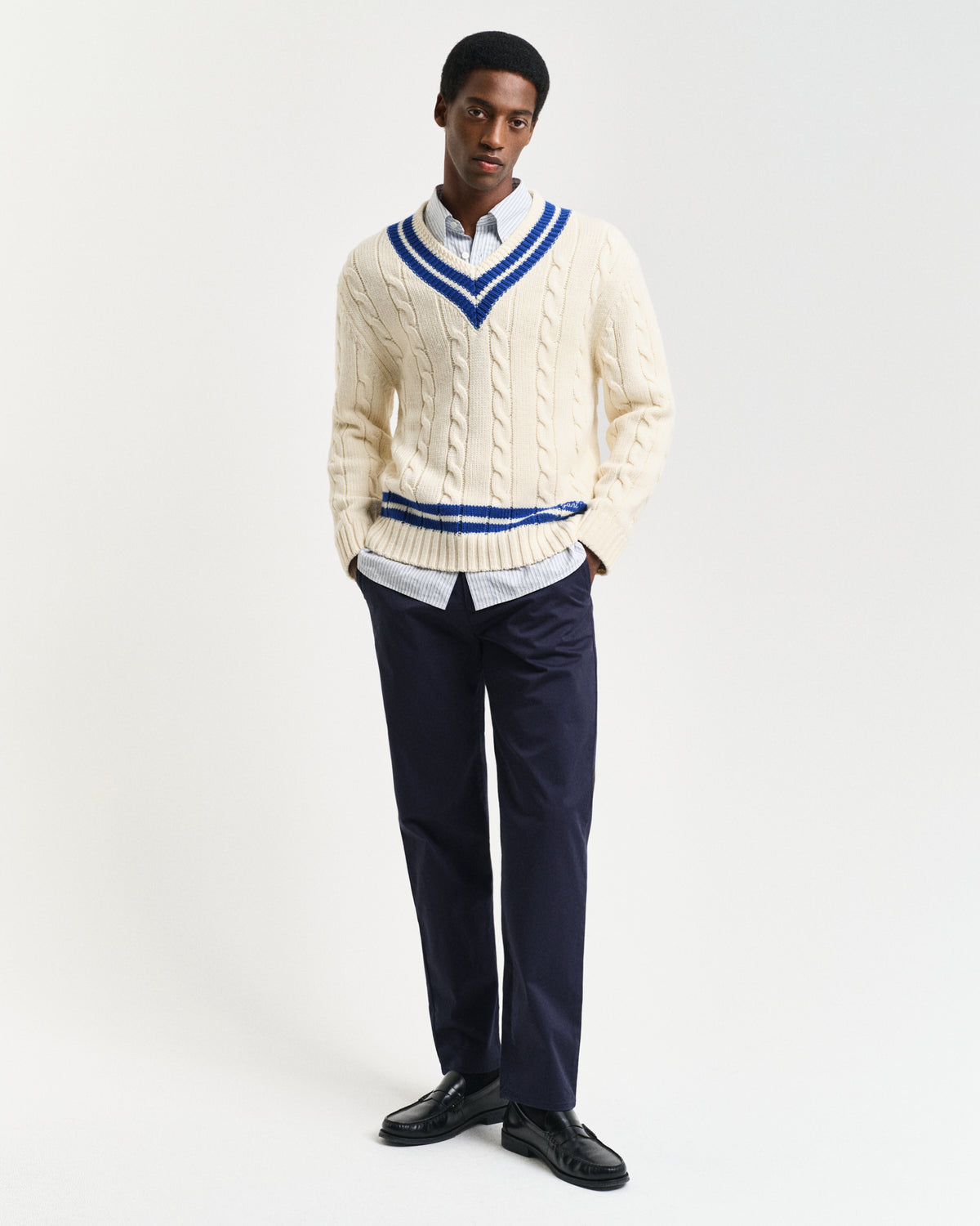 MARINE, REGULAR TWILL CHINOS BY GANT AU.