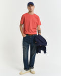 BRICK RED, REG SHIELD SS T-SHIRT BY GANT AU.