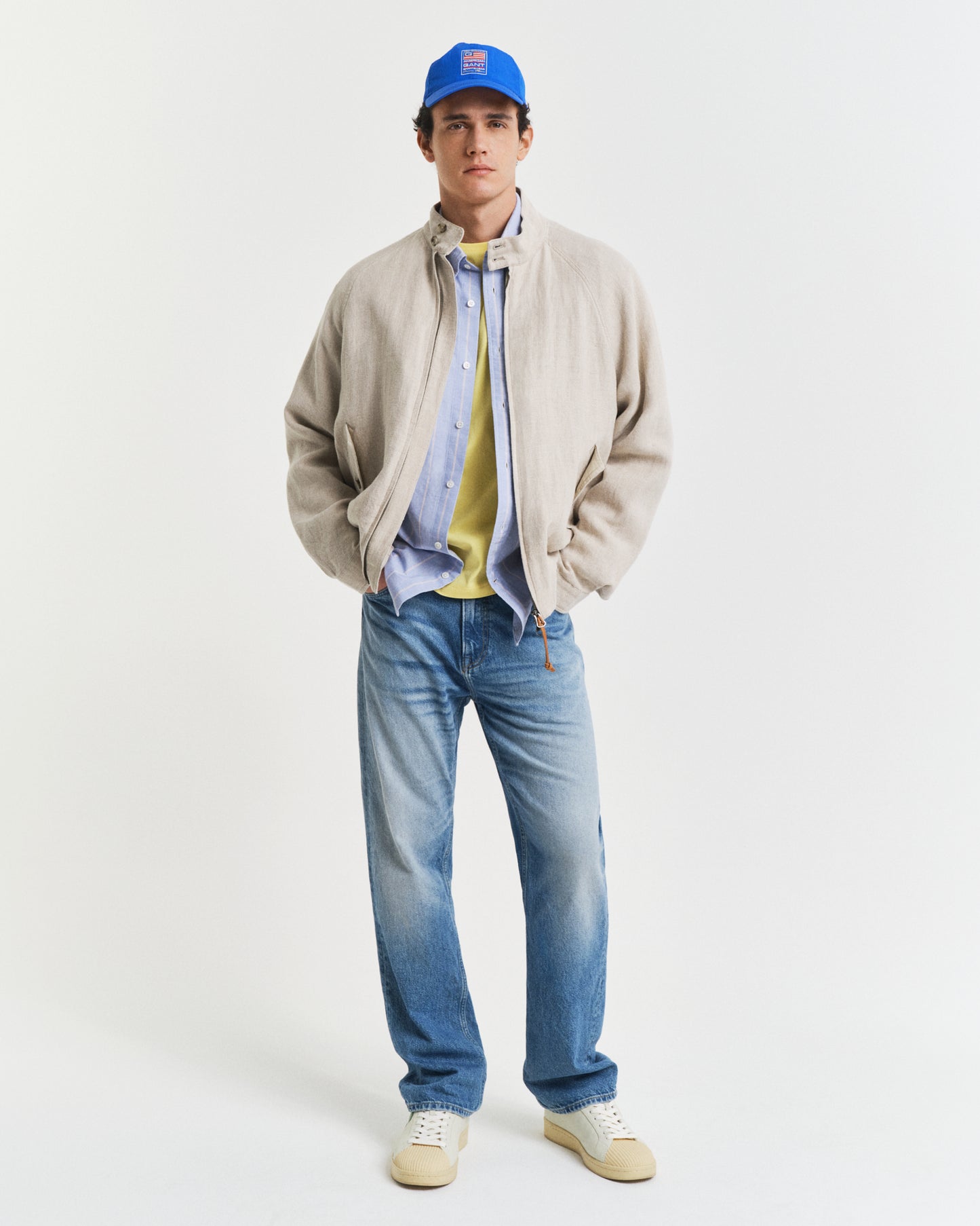 BANANA YELLOW, REG SHIELD SS T-SHIRT BY GANT AU.