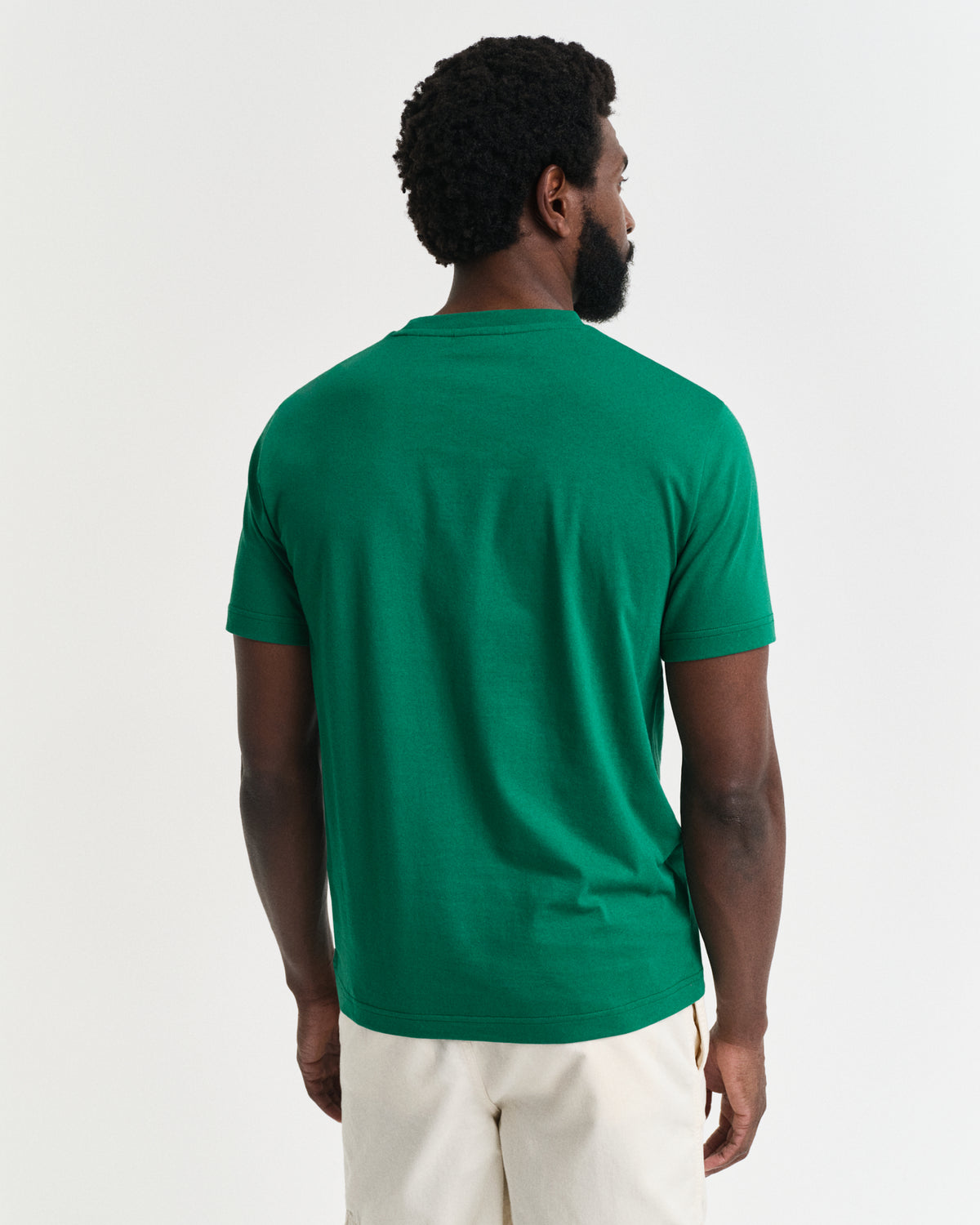 DEEP GREEN, GRAPHIC SS T-SHIRT, BACK-VIEW BY GANT AU.