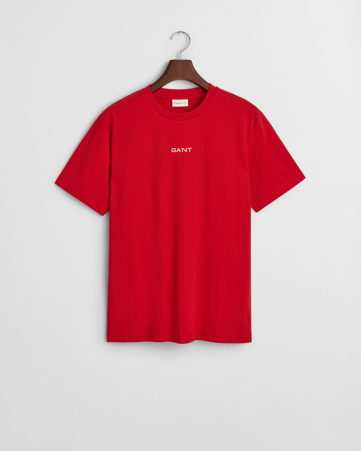 RUBY RED, GRAPHIC SS T-SHIRT, FLAT-LAY BY GANT AU.