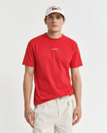 RUBY RED, GRAPHIC SS T-SHIRT, FRONT-VIEW BY GANT AU.