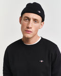 BLACK, REG SHIELD C-NECK SWEAT, CLOSE-UP BY GANT AU.