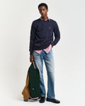 EVENING BLUE, REG SHIELD C-NECK SWEAT BY GANT AU.