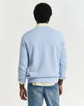 FRESH BLUE, REG SHIELD C-NECK SWEAT, BACK-VIEW BY GANT AU.