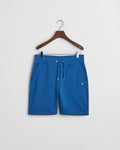 RICH BLUE, REG SHIELD SWEAT SHORTS BY GANT AU.