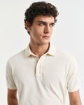 IVORY WHITE, SUNFADED SS POLO, CLOSE-UP BY GANT AU.