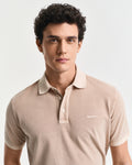 DRY SAND, SUNFADED SS POLO, CLOSE-UP BY GANT AU.