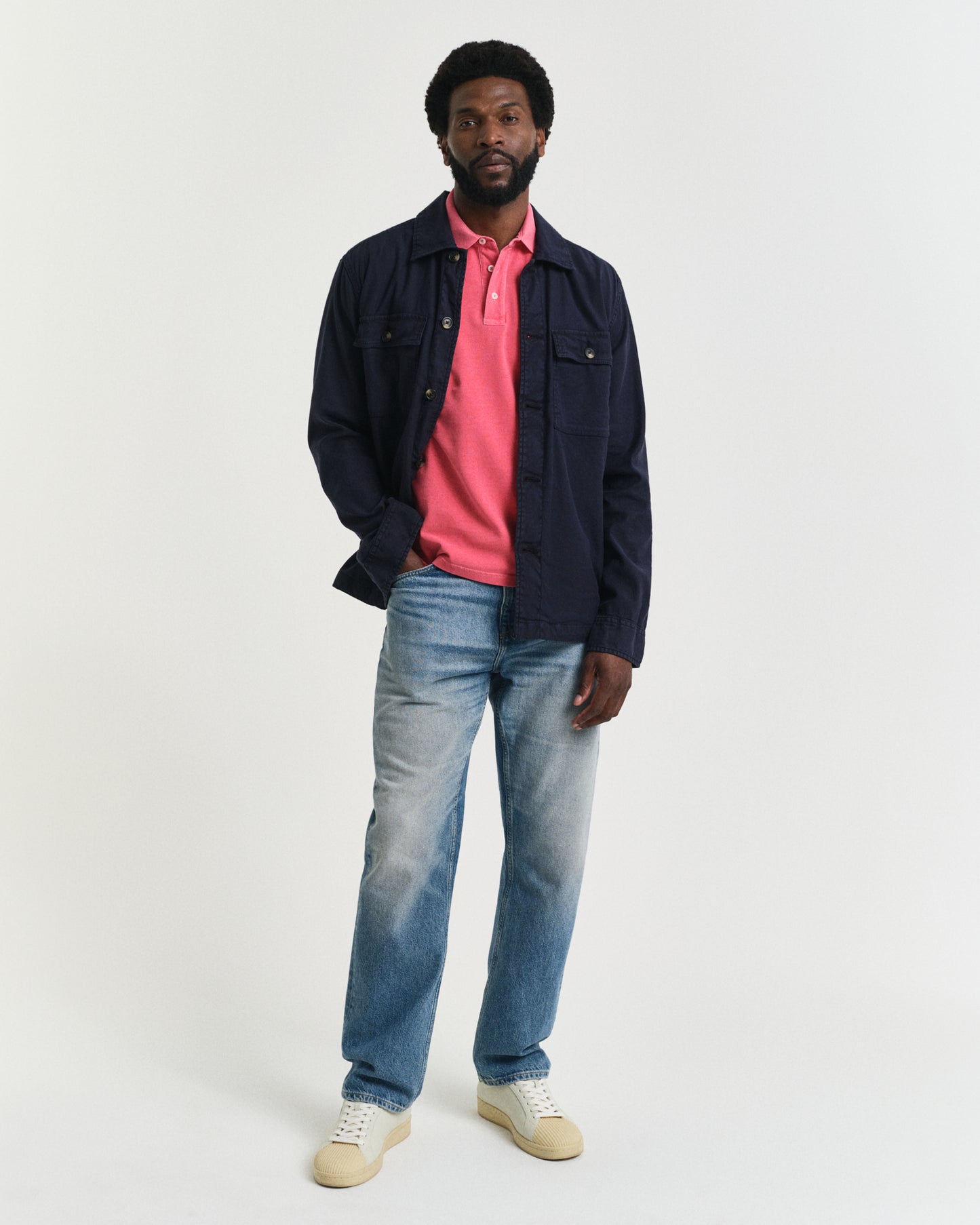 WATERMELON RED, SUNFADED SS POLO BY GANT AU.