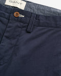 MARINE, SLIM TWILL SHORTS, FLAT-LAY BY GANT AU.