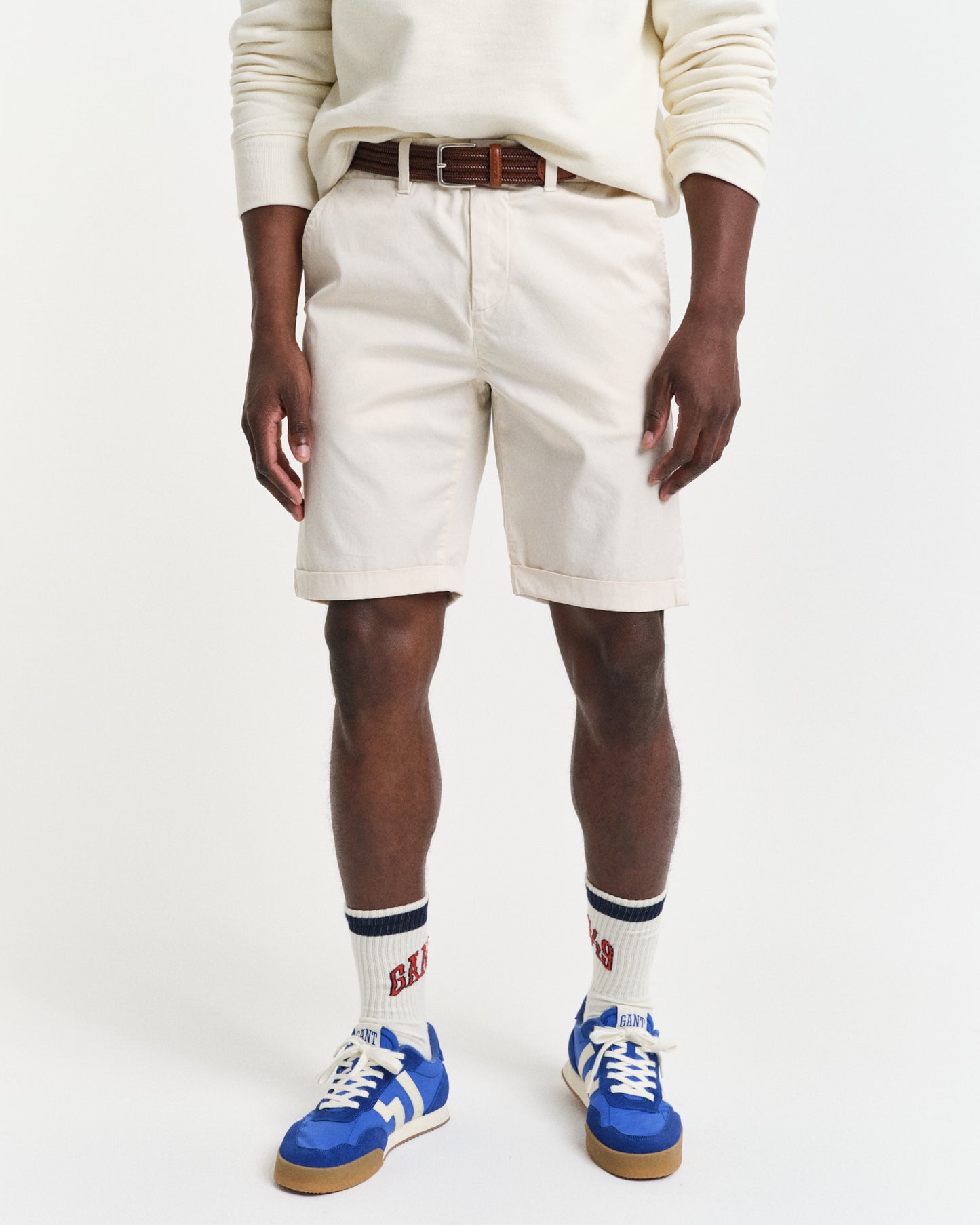 Regular Fit Sunfaded Chino Shorts