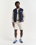 CREAM, REG SUNFADED CHINO SHORTS BY GANT AU.
