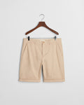 DRY SAND, REG SUNFADED CHINO SHORTS, FLAT-LAY BY GANT AU.