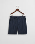 EVENING BLUE, REG SUNFADED CHINO SHORTS, FLAT-LAY BY GANT AU.