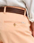 PEACHY ORANGE, REG SUNFADED CHINO SHORTS, CLOSE-UP BY GANT AU.